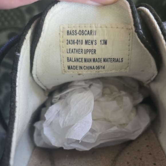 G.H. Bass & Co. Oscar II Men's Grey Suede Wingtip Oxfords Size 13M NWOB - Picture 6 of 11